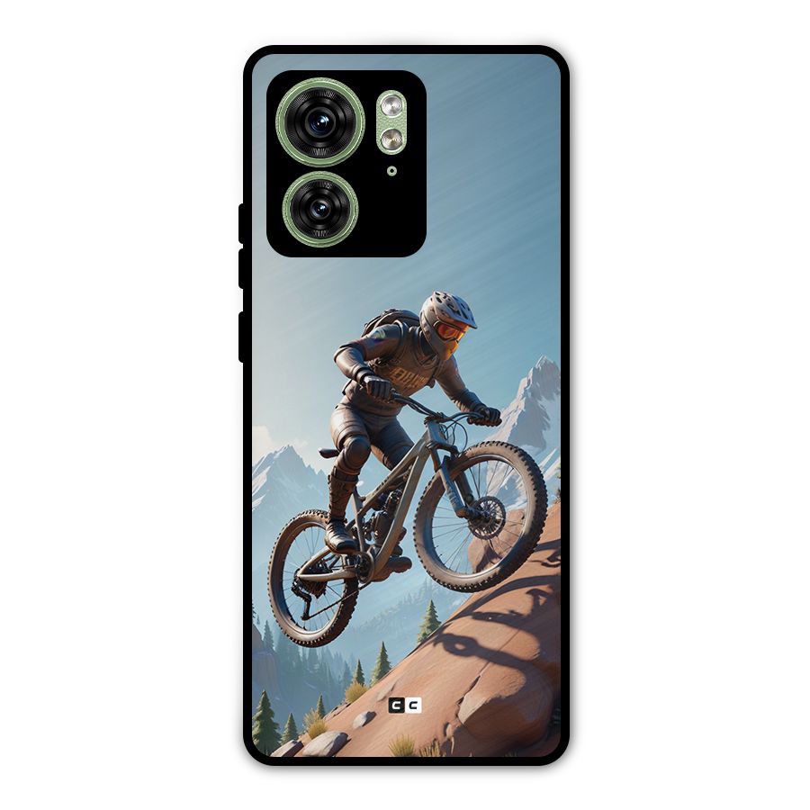 Mountain Rider Metal Back Case for Motorola Edge 40 5G