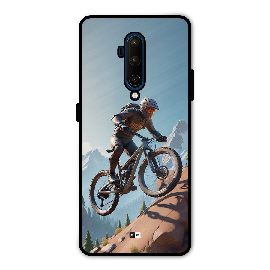 Mountain Rider Metal Back Case for OnePlus 7T Pro