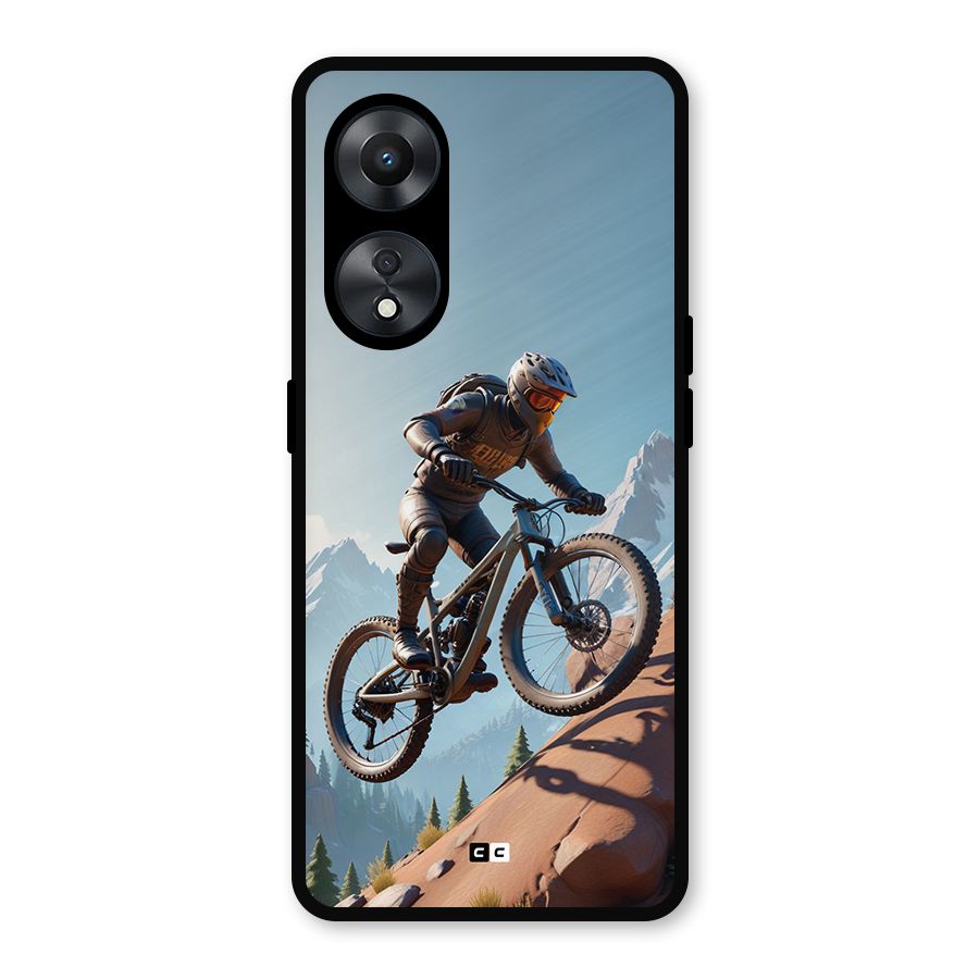 Mountain Rider Metal Back Case for Oppo A78