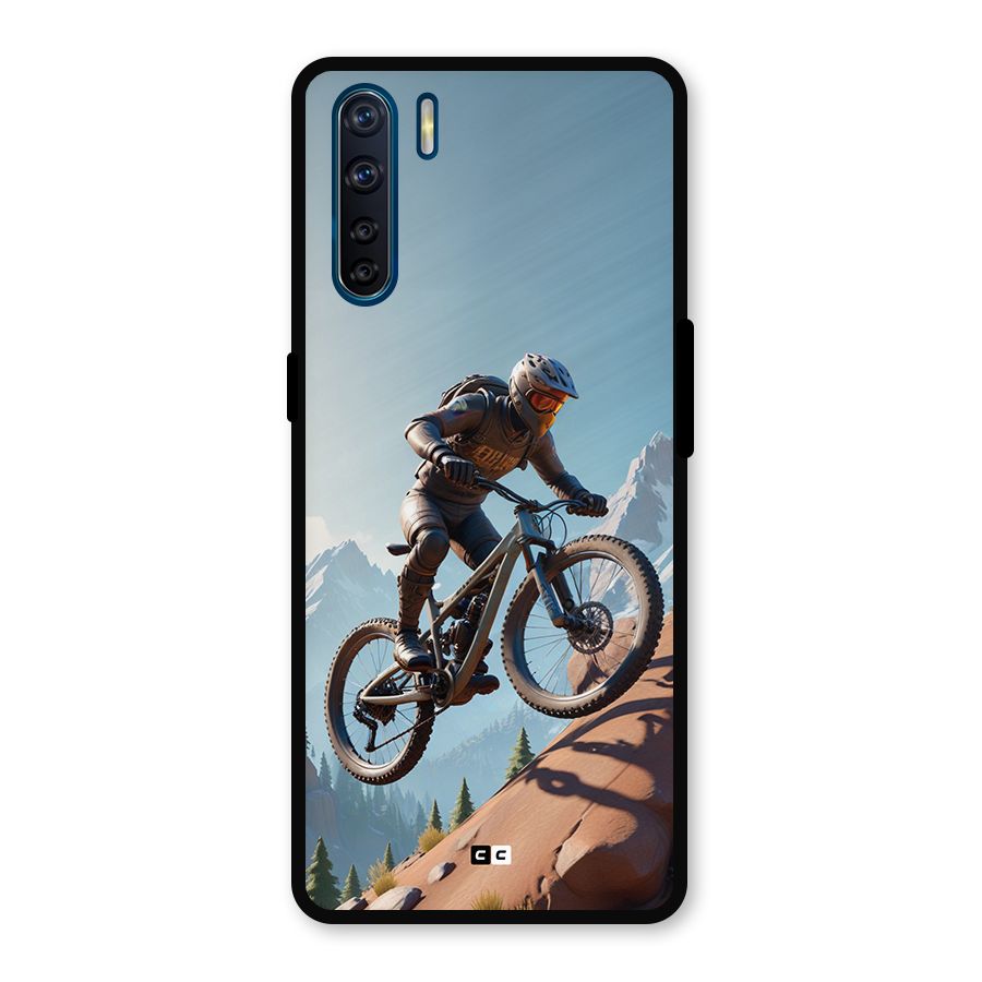 Mountain Rider Metal Back Case for Oppo F15