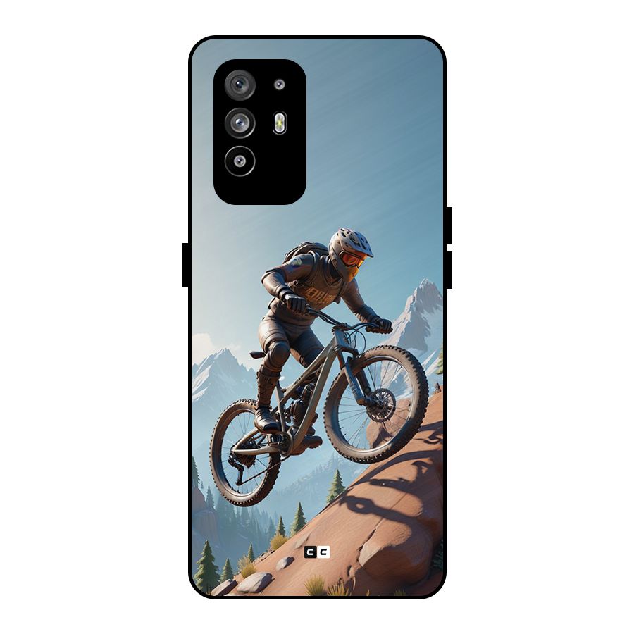 Mountain Rider Metal Back Case for Oppo F19 Pro Plus 5G