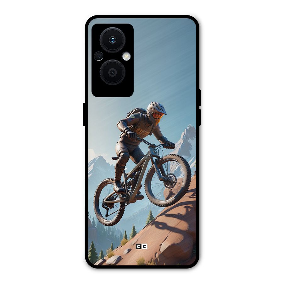Mountain Rider Metal Back Case for Oppo F21 Pro 5G
