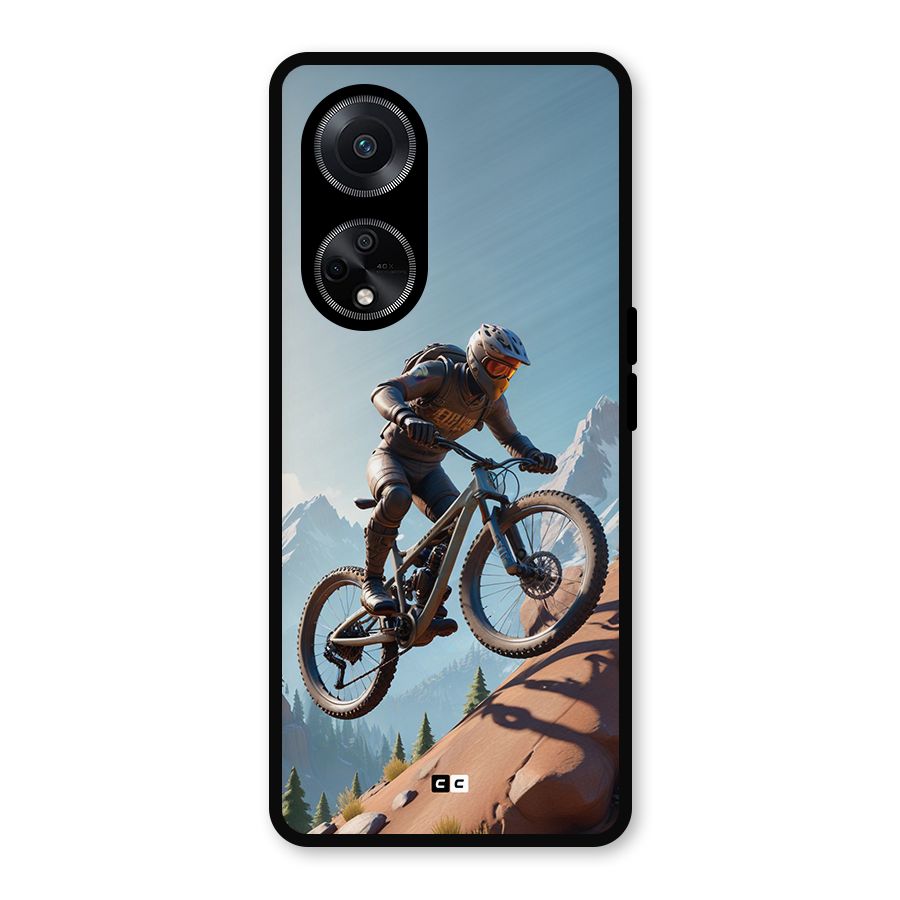 Mountain Rider Metal Back Case for Oppo F23