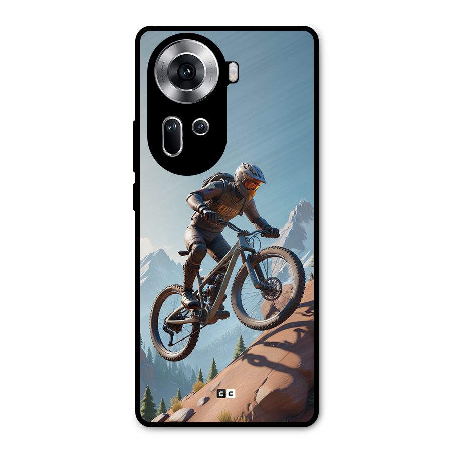 Mountain Rider Metal Back Case for Oppo Reno11 5G