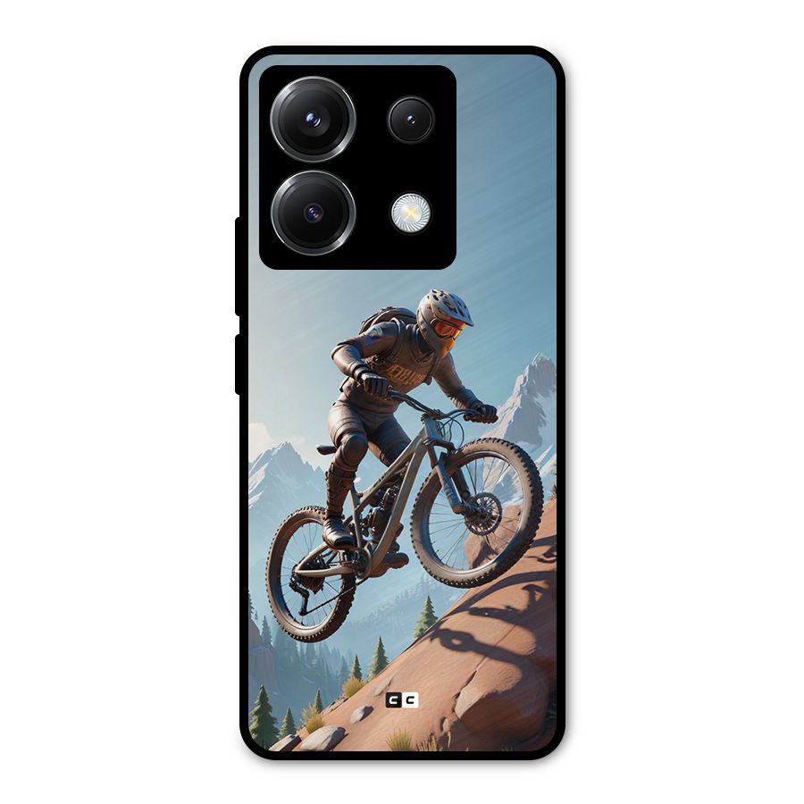Mountain Rider Metal Back Case for Poco X6
