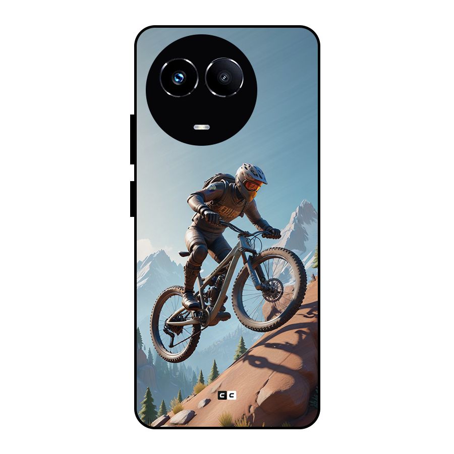 Mountain Rider Metal Back Case for Realme 11X