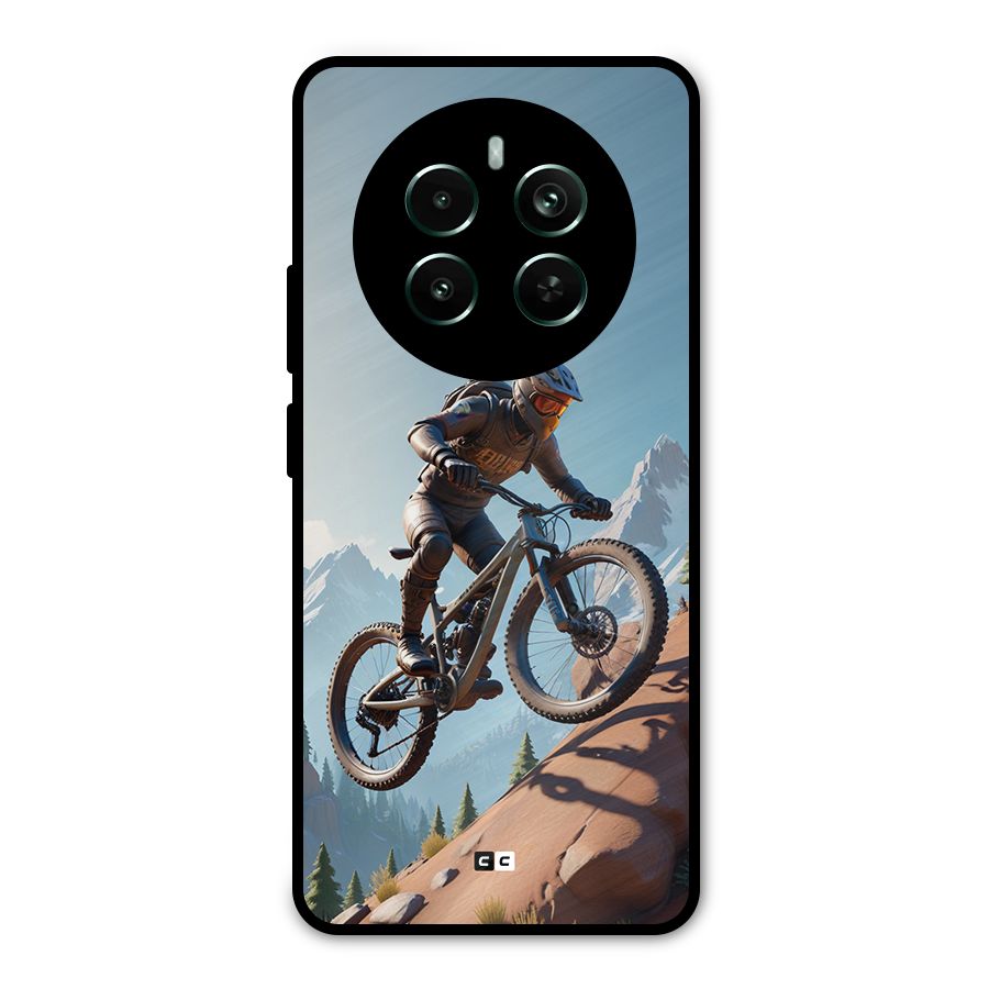 Mountain Rider Metal Back Case for Realme 12 Plus