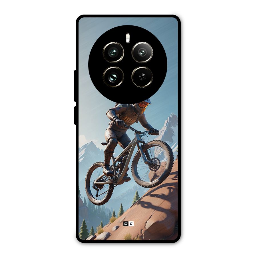 Mountain Rider Metal Back Case for Realme 12 Pro