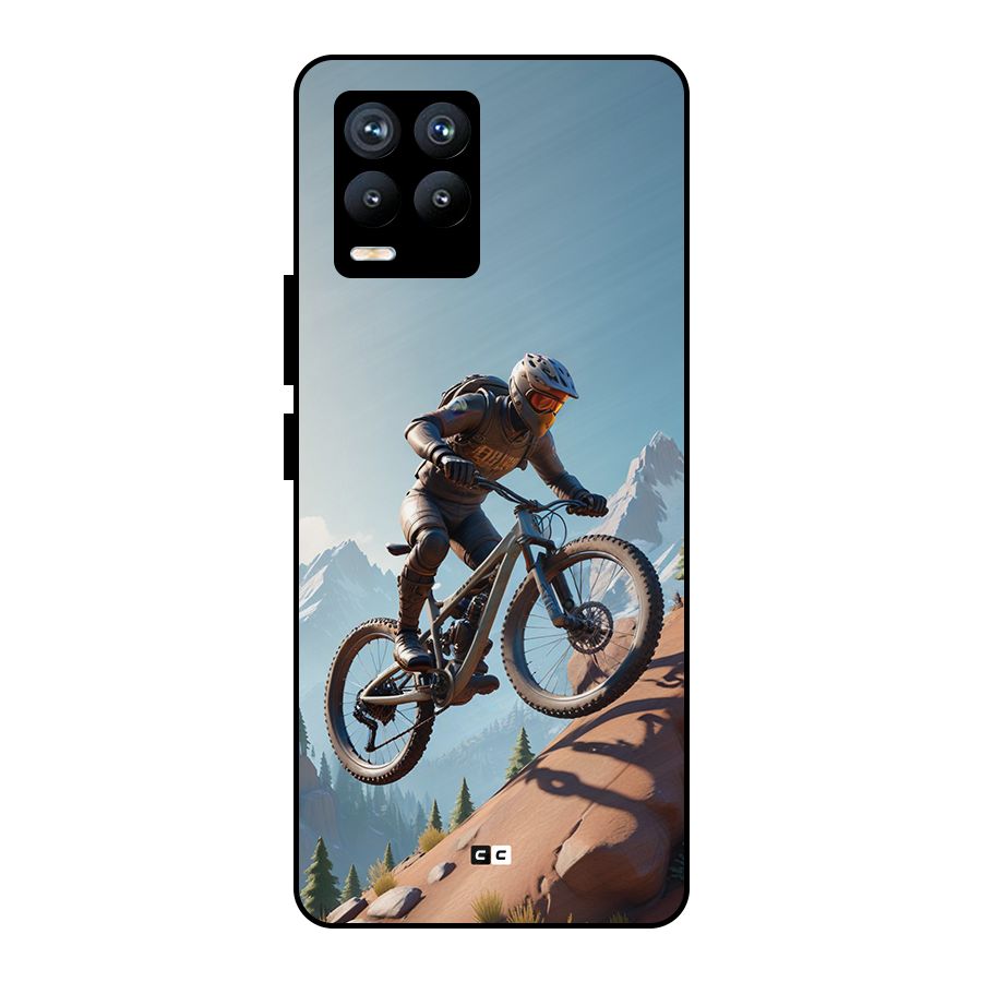Mountain Rider Metal Back Case for Realme 8 Pro