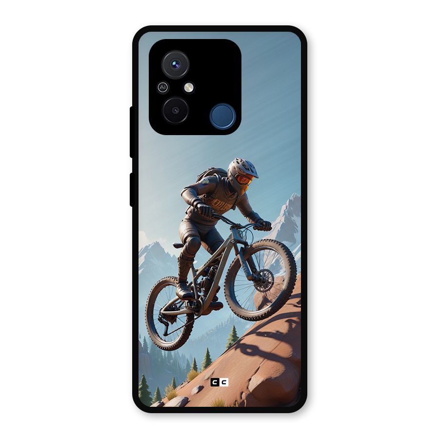 Mountain Rider Metal Back Case for Redmi 12C