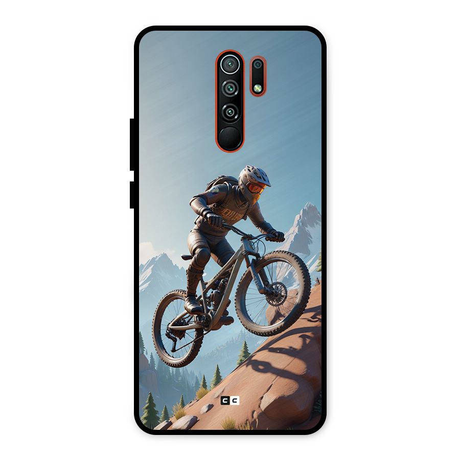 Mountain Rider Metal Back Case for Redmi 9 Prime