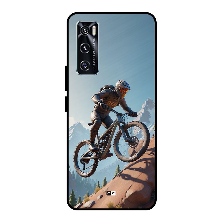 Mountain Rider Metal Back Case for Vivo V20 SE