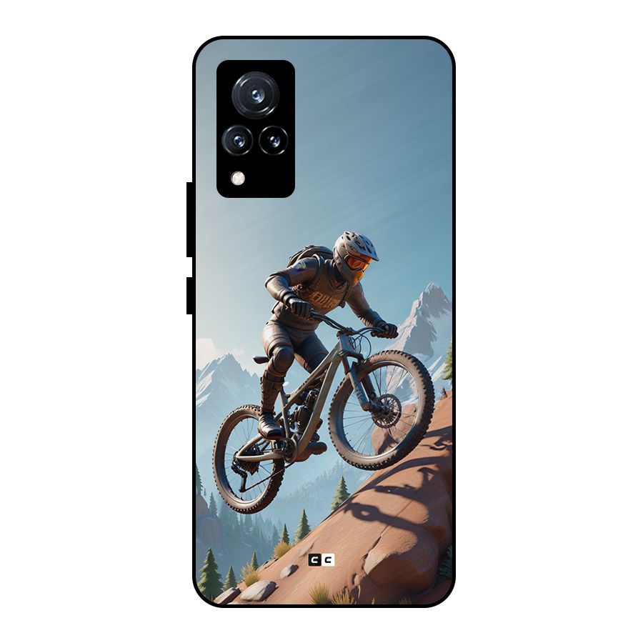Mountain Rider Metal Back Case for Vivo V21 5G