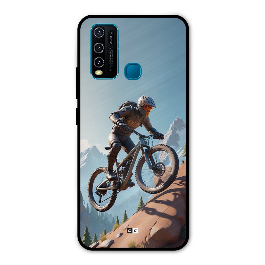 Mountain Rider Metal Back Case for Vivo Y30