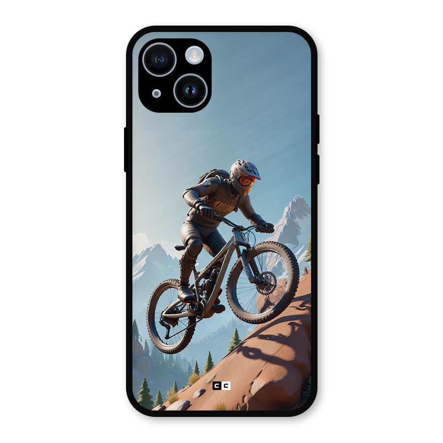Mountain Rider Metal Back Case for iPhone 14