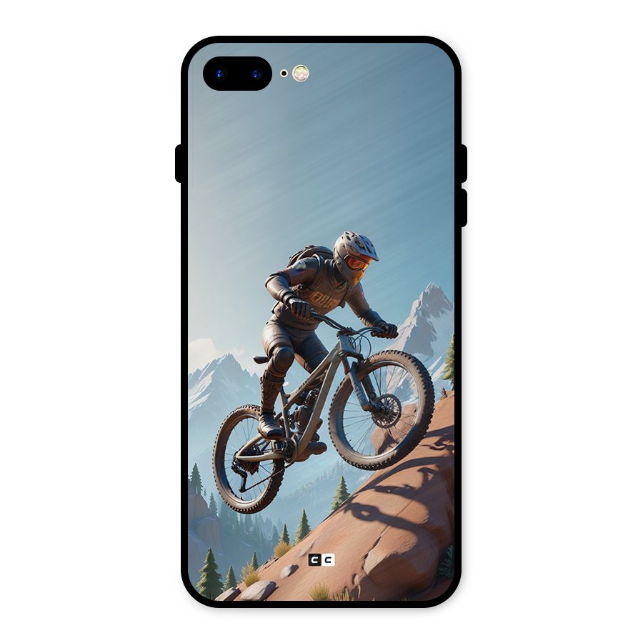 Mountain Rider Metal Back Case for iPhone 8 Plus