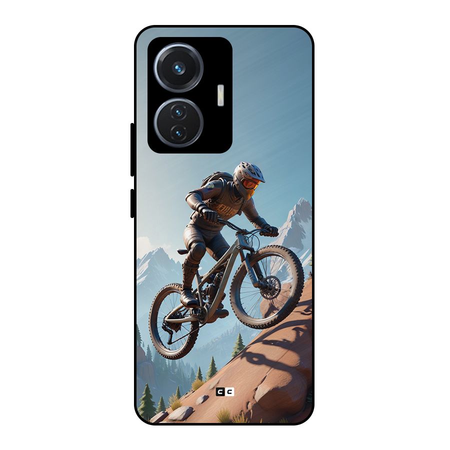 Mountain Rider Metal Back Case for iQOO Z6 44W