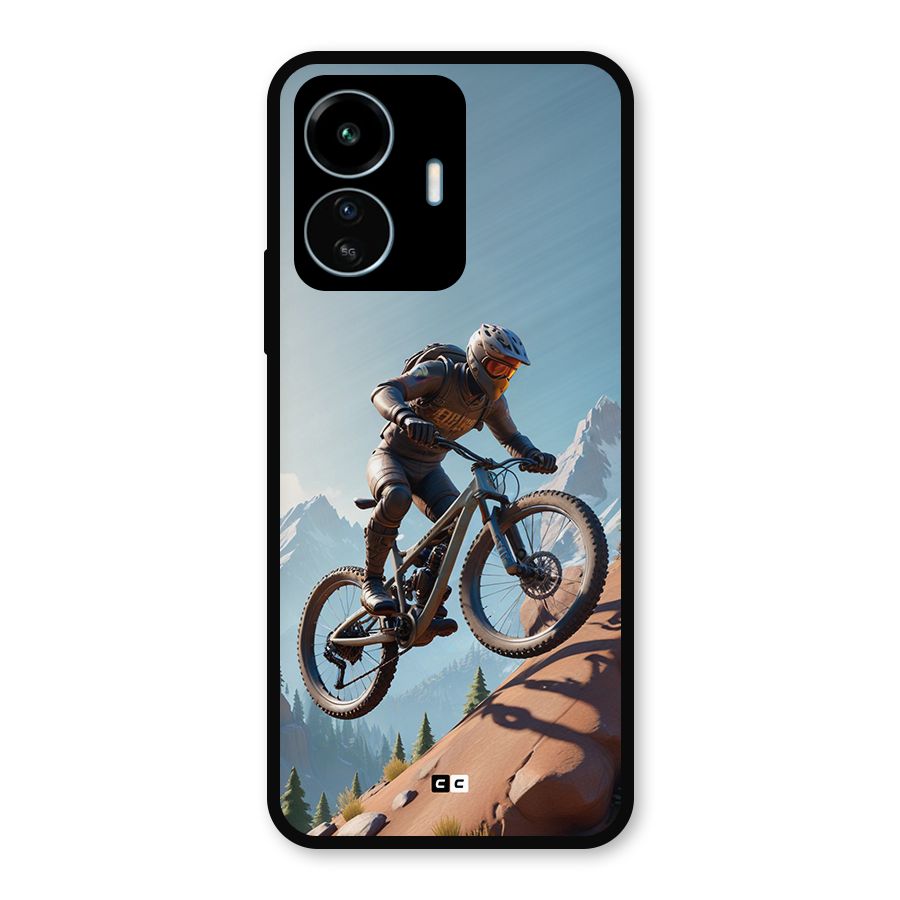 Mountain Rider Metal Back Case for vivo iQOO Z6 Lite 5G