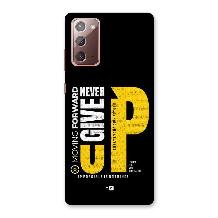 Moving Forward Back Case for Galaxy Note 20