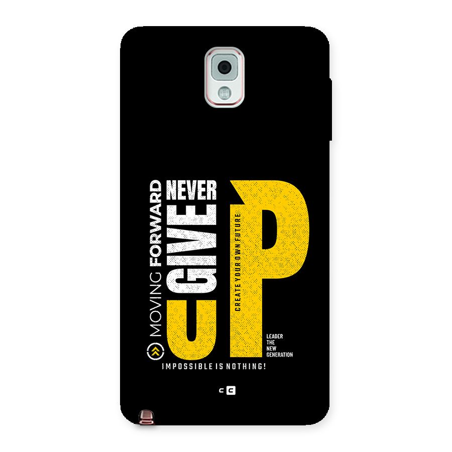 Moving Forward Back Case for Galaxy Note 3