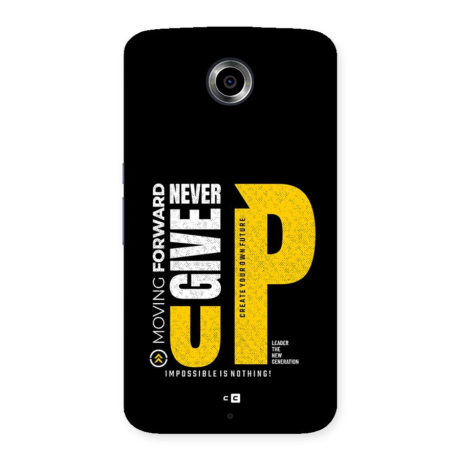 Moving Forward Back Case for Google Nexus 6