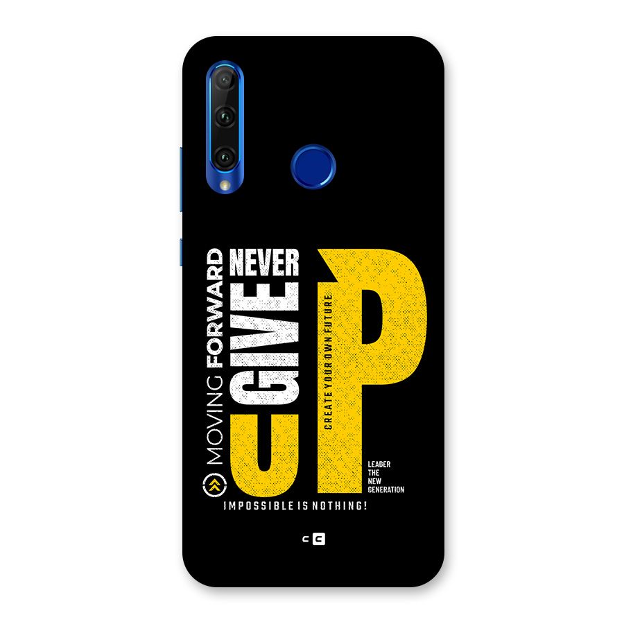 Moving Forward Back Case for Honor 20i