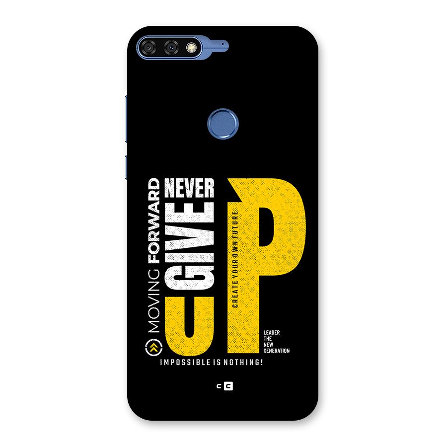 Moving Forward Back Case for Honor 7C