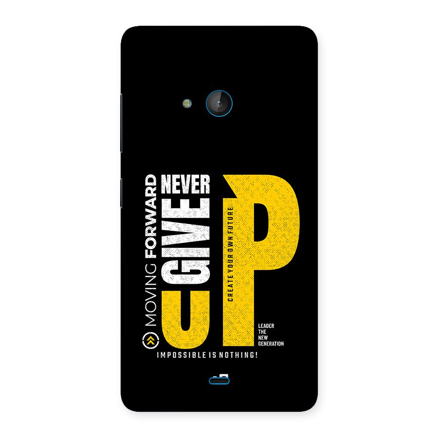 Moving Forward Back Case for Lumia 540