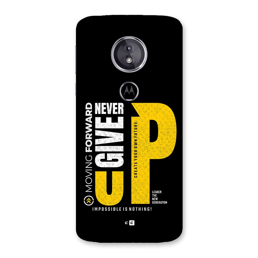 Moving Forward Back Case for Moto E5