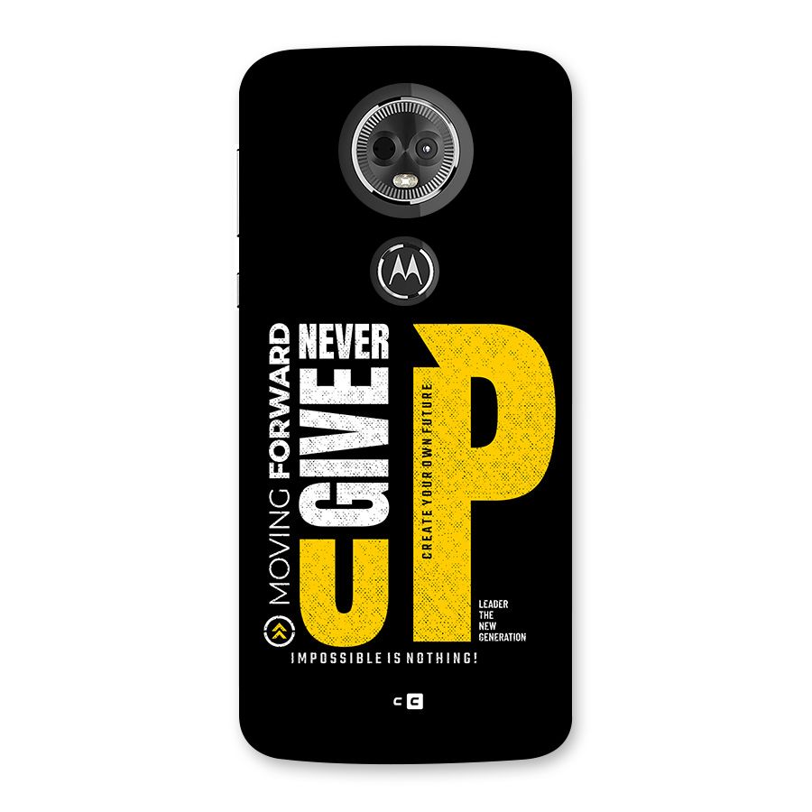 Moving Forward Back Case for Moto E5 Plus