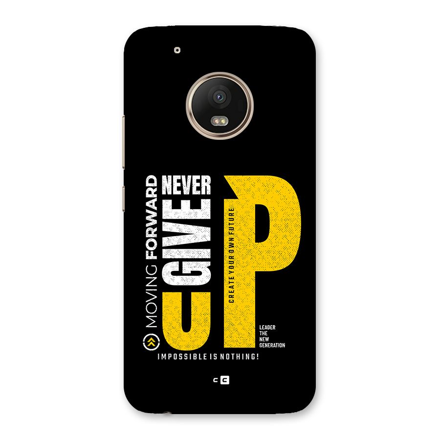 Moving Forward Back Case for Moto G5 Plus
