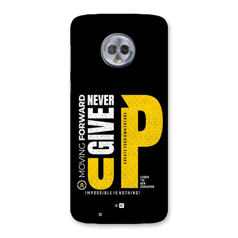 Moving Forward Back Case for Moto G6