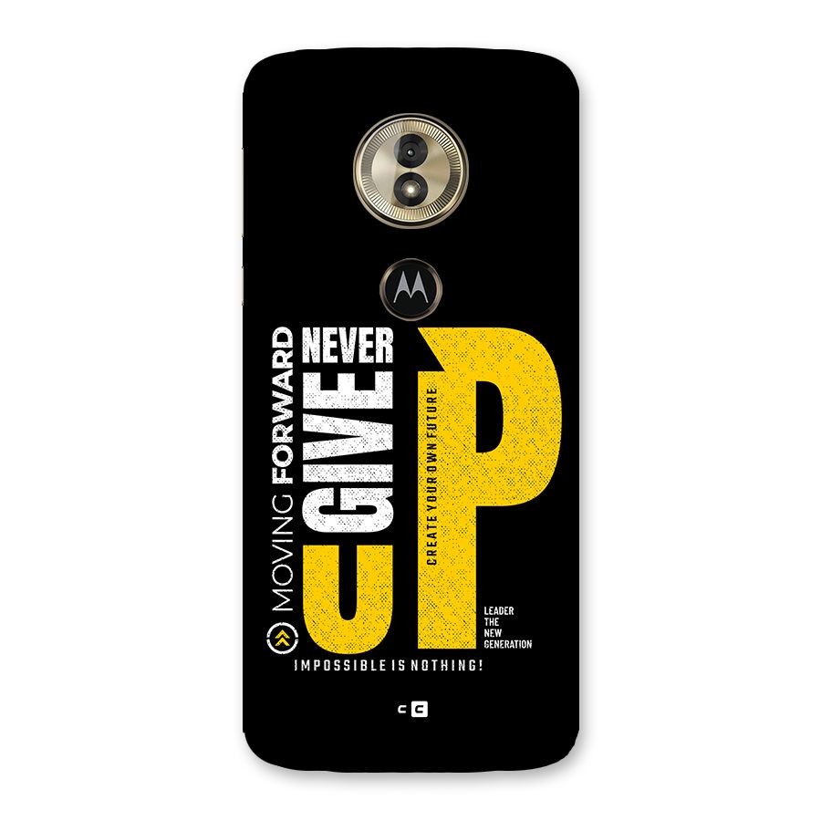 Moving Forward Back Case for Moto G6 Play