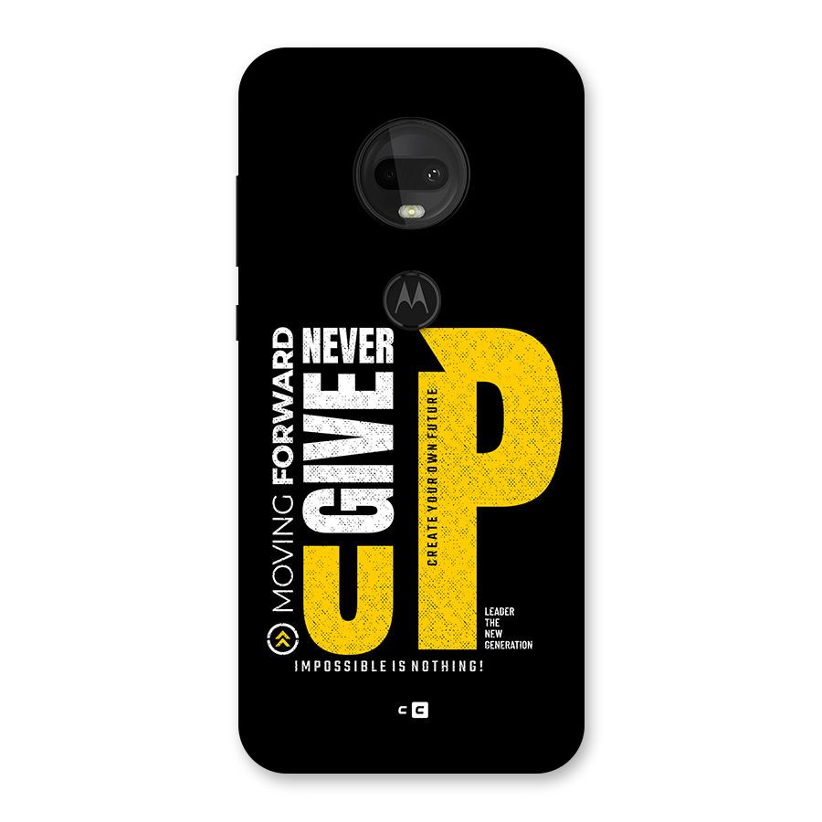 Moving Forward Back Case for Moto G7