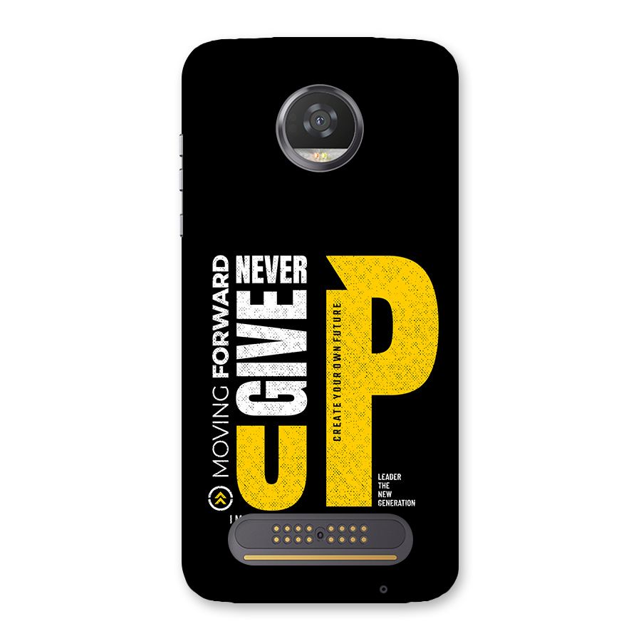 Moving Forward Back Case for Moto Z2 Play