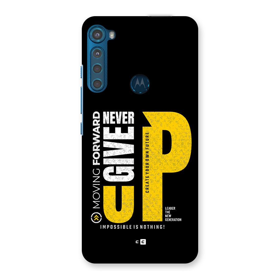 Moving Forward Back Case for Motorola One Fusion Plus