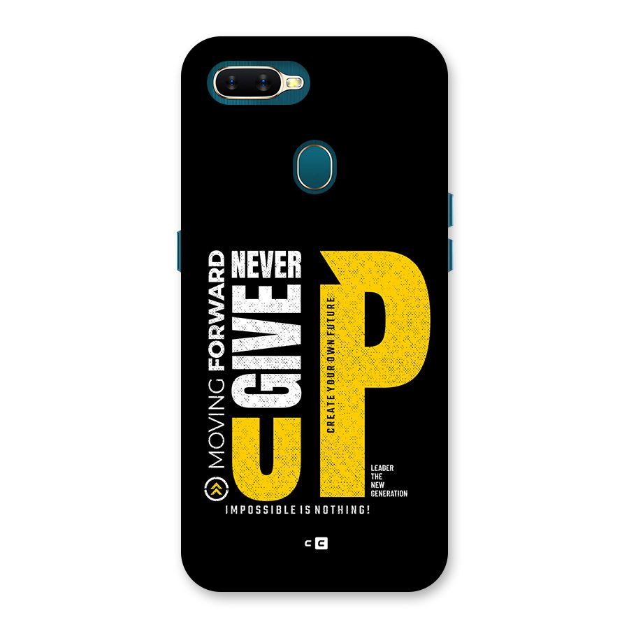 Moving Forward Back Case for Oppo A7