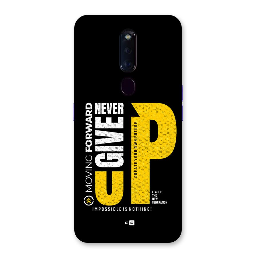 Moving Forward Back Case for Oppo F11 Pro
