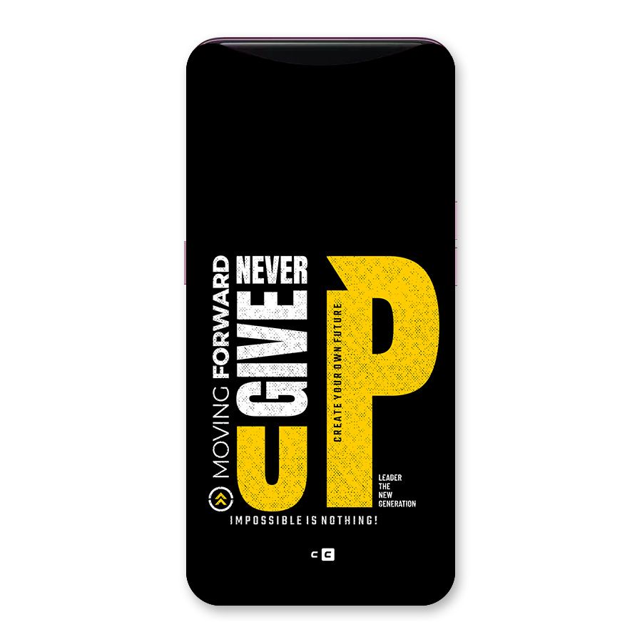 Moving Forward Back Case for Oppo Find X