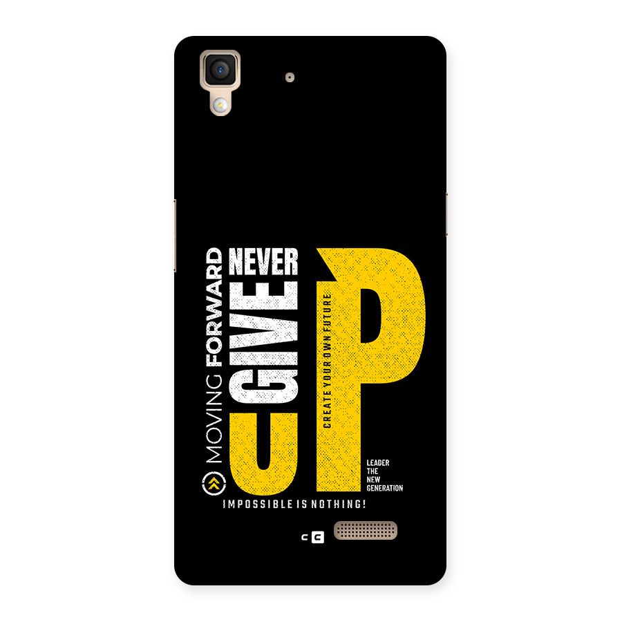 Moving Forward Back Case for Oppo R7
