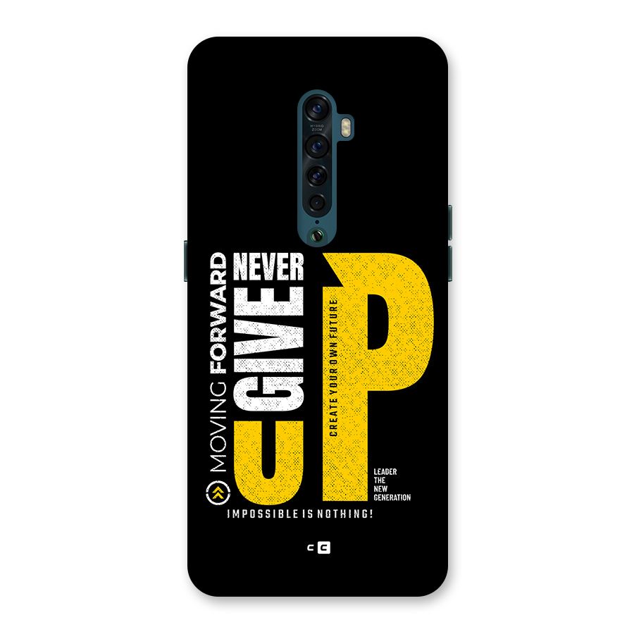 Moving Forward Back Case for Oppo Reno2