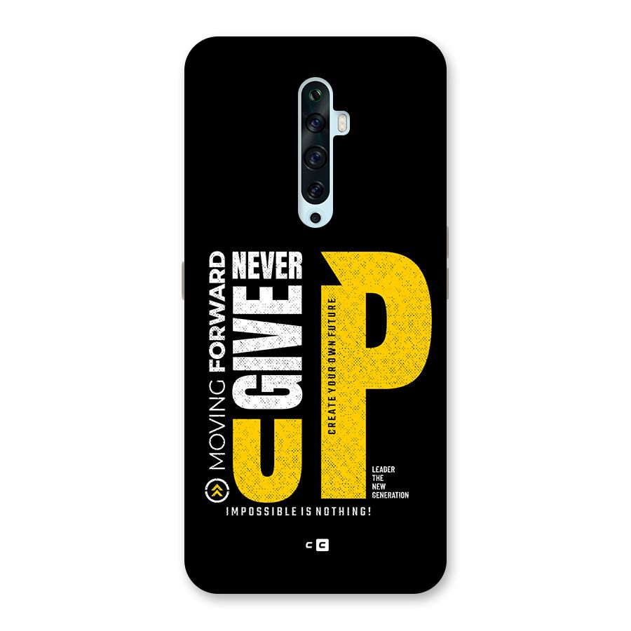 Moving Forward Back Case for Oppo Reno2 Z