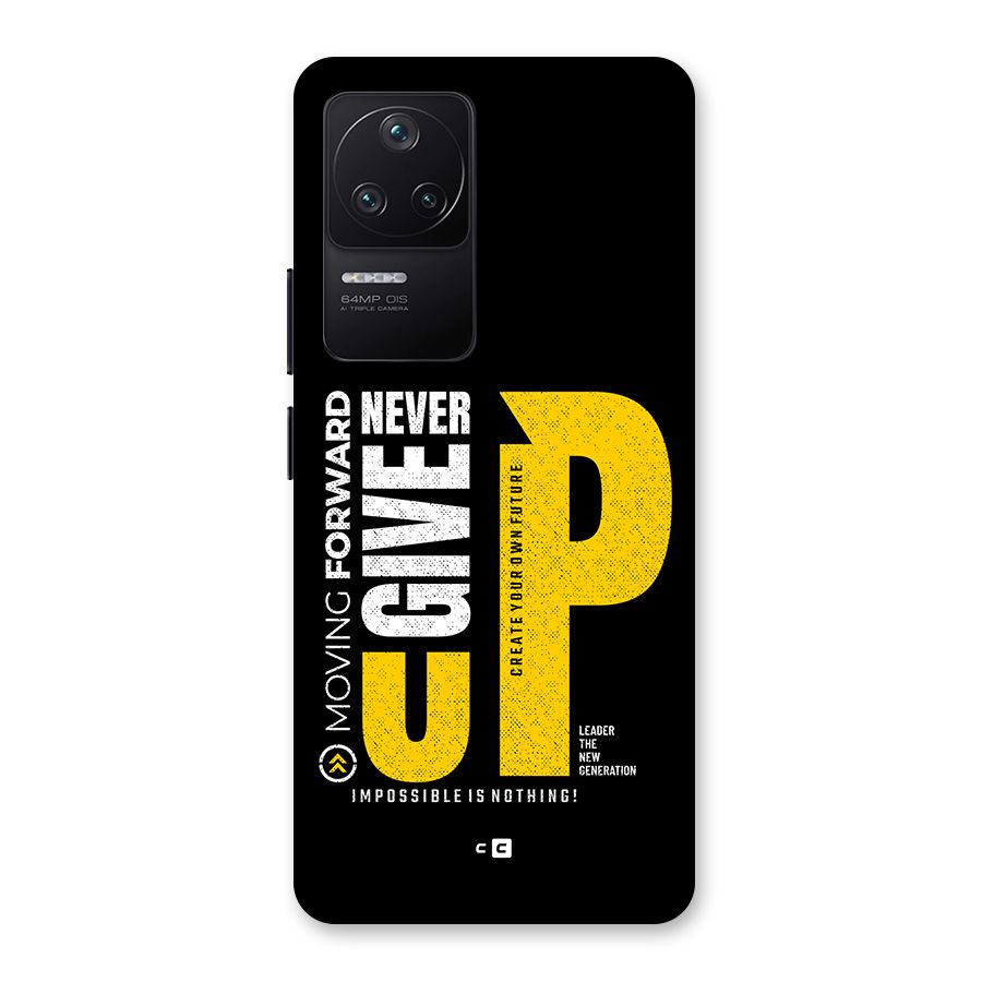 Moving Forward Back Case for Poco F4 5G