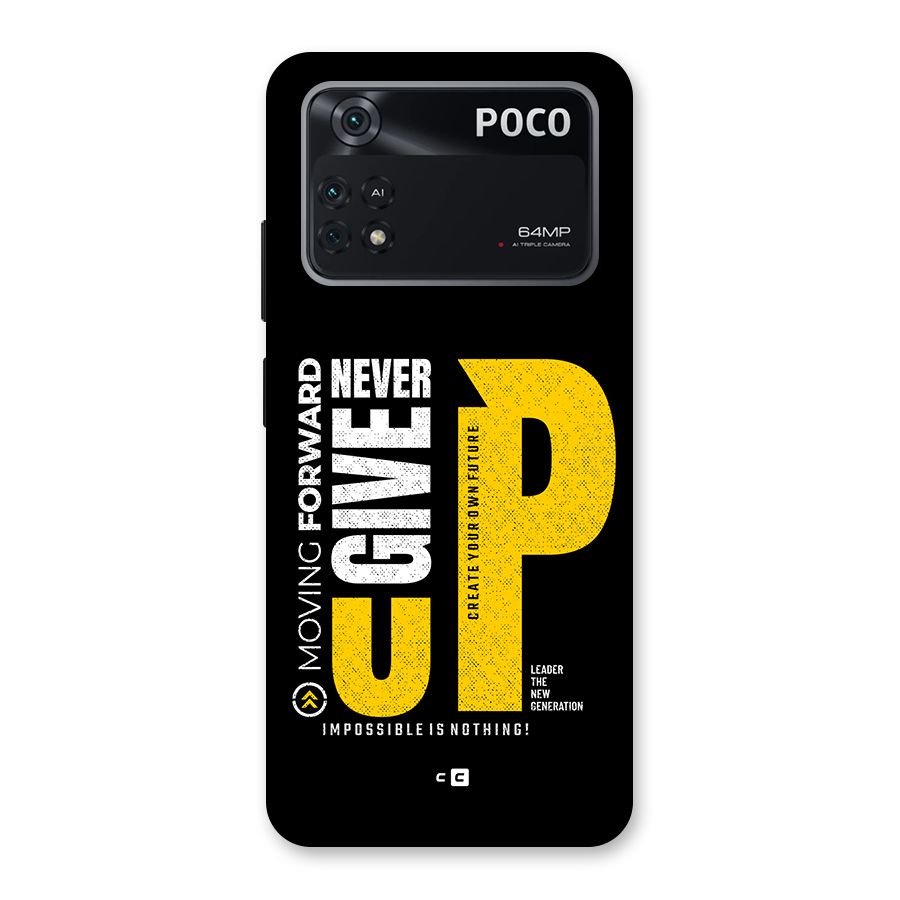 Moving Forward Back Case for Poco M4 Pro 4G