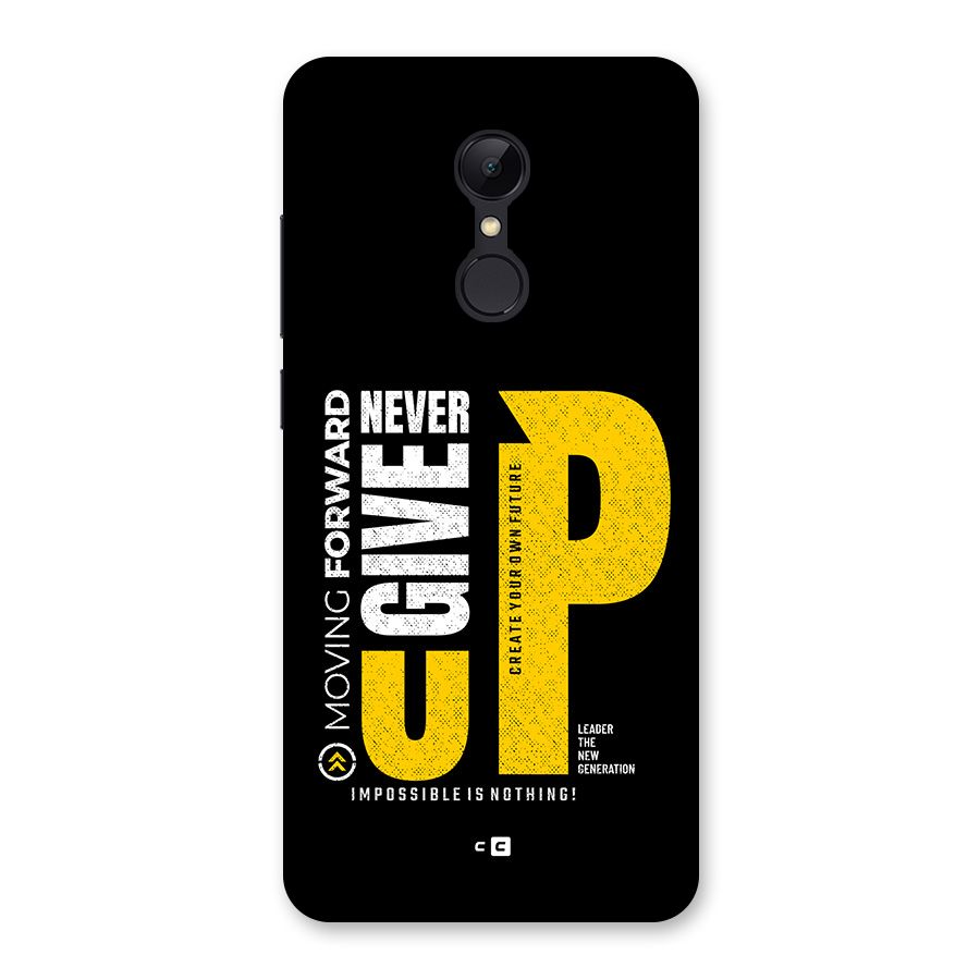 Moving Forward Back Case for Redmi 5