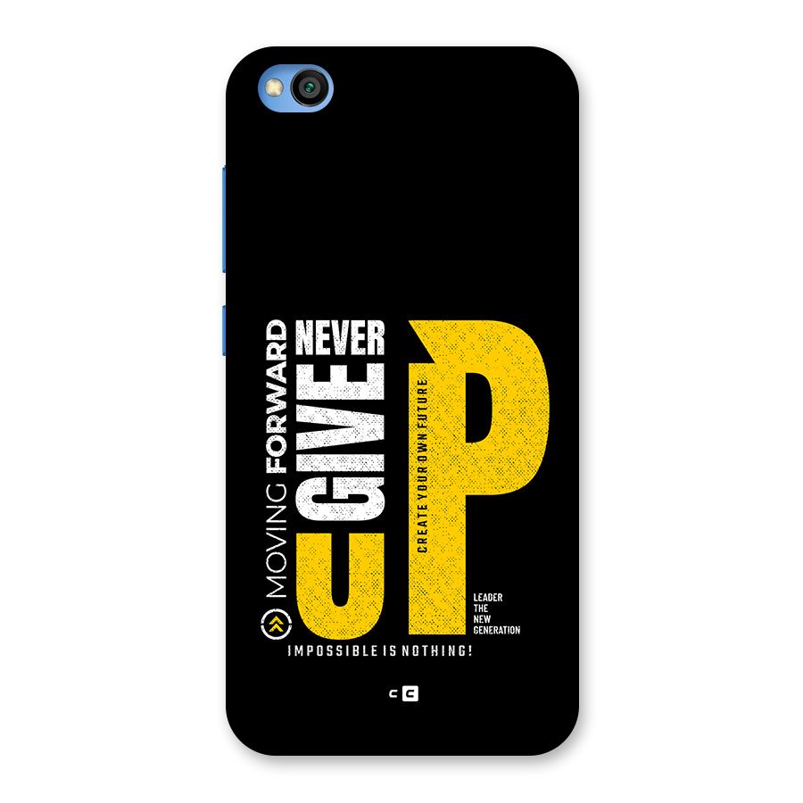 Moving Forward Back Case for Redmi Go