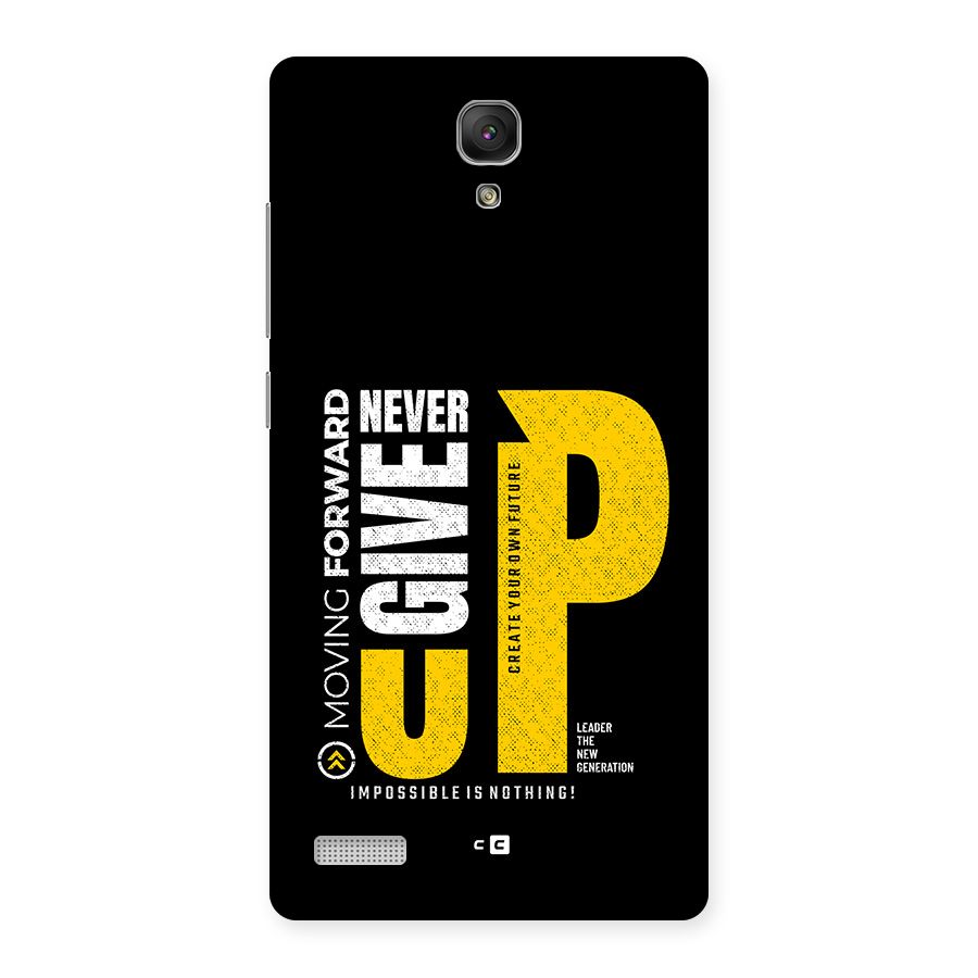 Moving Forward Back Case for Redmi Note
