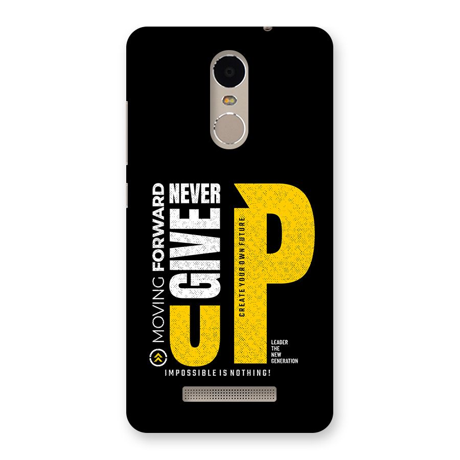 Moving Forward Back Case for Redmi Note 3