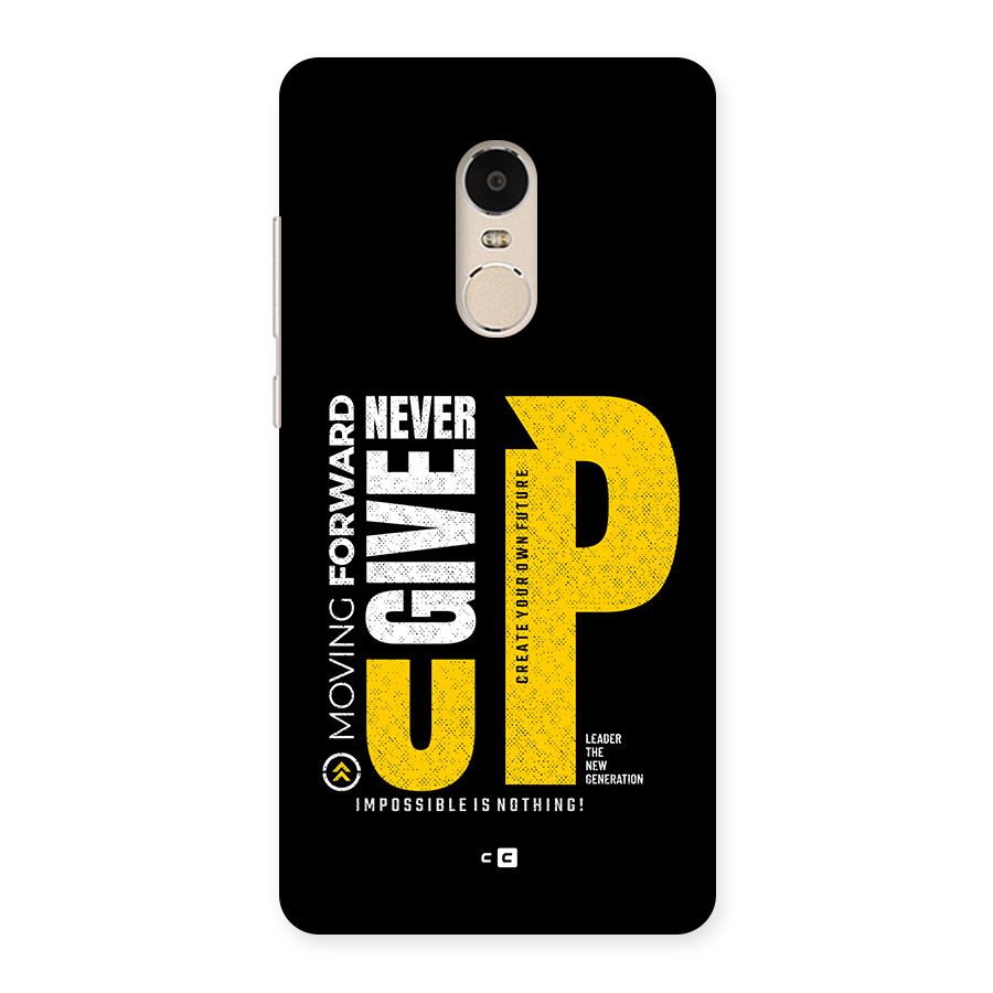 Moving Forward Back Case for Redmi Note 4