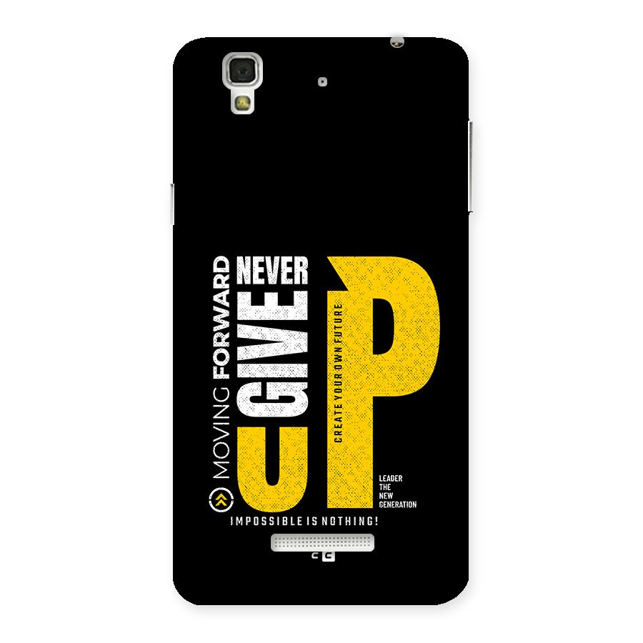 Moving Forward Back Case for YU Yureka Plus